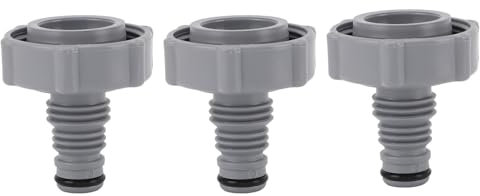Qcwwy Schwimmbad-Ablassventil, Gewinde, Innendurchmesser 40 mm, vielseitige Kompatibilität, 3 Stück