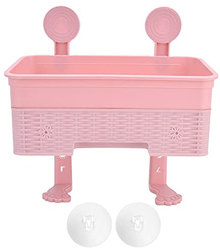 Toilet Paper Holder,DoubleLayer Bathroom Shelf Toilet Tissue Box Punch Kitchen Bathroom Storage Rack for Bathroom Kitchen RV, Double Tissue Roll Rack (Pink)