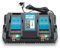 HTHOME 18V 6.0AH, 9.0AH Power Tool Battery Compatible with Makita BL1840 BL1830B BL1830B, 18V Charger(Double Charge)