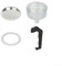 Sostituisci le parti usurate della tua moka con questo set di accessori completo con un manico resistente (6 tazze)