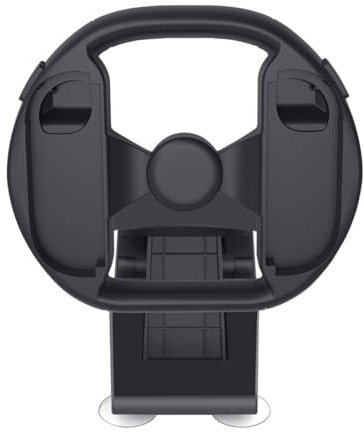 AVZYARDY Steering Wheel with Suction Cup Base Racing Steering Wheel Gaming Steering Wheel for Switch2 Joy-Con Accessories