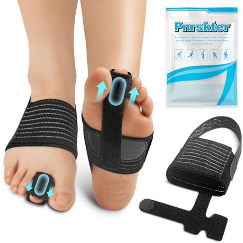 Pnrskter Hammer Toe Straightener Corrector, 1Pcs Adjustable Toe Splint | Non-Slip Toe Straightener Relief for Bent, Broken Support, Breathable Corrector for Walking, Resting, Standing