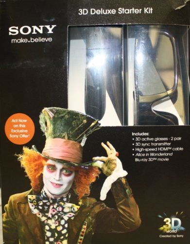 Sony 3DBNDL/ALICE - Kit de iniciación 3D Deluxe, color negro