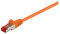 Goobay 95649 Naranja 25m - Cable de red (25 m, RJ-45, RJ-45, Naranja)