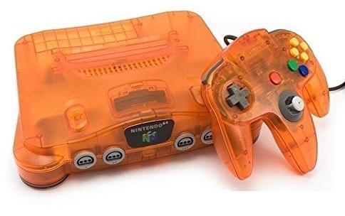 Nintendo 64 Clear Blue Ersatzkonsole