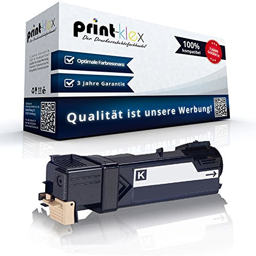 Print-Klex Tonerkartusche kompatibel für Xerox WC 6500 Series WC 6505 DN WC 6505 N Fuji Xerox Docuprint CP 305 d Black Schwarz Noir BK K 106R01597 - Color Pro Serie