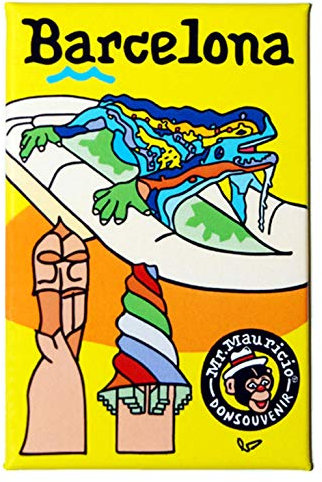 Magnet Barcelona Park GÜELL - GAUDÍ - Magnet FÜR KÜHLSCHRANK.