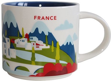 STARBUCKS Frankreich France Mug YAH You Are here Collection - 14 FL oz / 414 ml