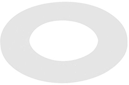 sourcing map Silikon Flache Unterlegscheiben Dichtung 69mm AD 38mm ID 2mm Dicke Weiß