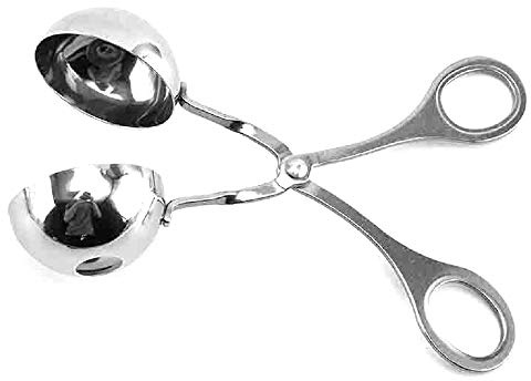 Lovelegis Pince à boulettes de viande - Ciseaux à boulettes de viande - Viande - Cuisine - Crème glacée - Fruits - Melon - Multi-usages - Maison - Accessoires - Outils - Couleur aléatoire