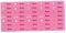 Indigos UG - Namensaufkleber Kinder Schule - 35–105 Sticker 35x10mm - Einhorn rosa - Kindergarten - mit Wunschtext personalisierbar - wasserfeste Wäscheetiketten selbstklebend