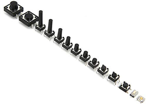 140Pcs 14 Valeur Tactile Micro Bouton-Poussoir Interrupteur Smd Dip Tact Interrupteur Miniature Momentané Tactile Tactile Tactile Bouton-Poussoir Interrupteur Qualité Convient pour Électronique Appare