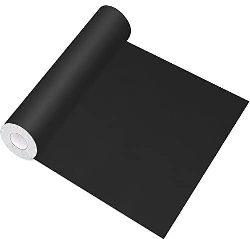 CHEIGHY Premium Leder Reparatur Kit Selbstklebend Schwarz – 10x200 cm Kunstleder Patch für Sofa, Autositze, Taschen - Wasserdicht & Vielseitig mit Starker Klebkraft Lederflicken