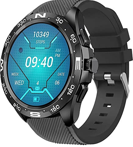 Onetuo Armband Kompatibel Für LEMFO 1.32 Zoll Smartwatch I32, Sport Silikon Classic Ersatz Uhrenarmband Für LEMFO I32 Smartwatch (Schwarz)