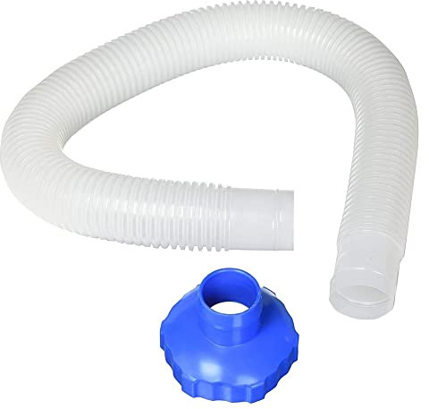 DAZZLEEX Juego de manguera y adaptador B de Skimmer, para In-tex 25016 sobre el suelo manguera y adaptador B de repuesto