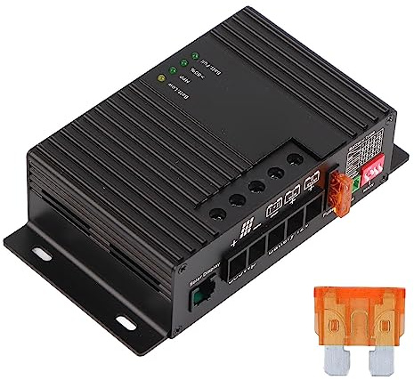 Contrôleur de Solaire 12V MPPT Chargeur de Panneau Solaire Régulateur de DéCharge Double de Batterie (MPPT5025A DOUBLE (25A))