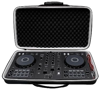 XANAD Hard Case for Pioneer DJ DDJ-FLX4/DDJ-FLX4 2-deck Rekordbox and Serato DJ Controller - Protective Carrying Storage Bag