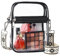 BOSTANTEN Durchsichtige Tasche Damen, Crossbody Schultertasche mit Verstellbarem Gurt Wasserdichte Transparente Tasche für Konzerte, Sport, Arbeitsfestivals