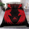 Bettbezug Set 135x200cm Odin Krähe Bettwäsche Set Wikinger Mythos Odin Krähe Kinder 3 Teilig Mikrofaser 3D Motiv Luxus Modern Bettdeckenbezug Mit Reißverschluss und 2 Kissenbezug 80x80cm