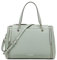Calvin Klein Damen Bubble Lamb Organization Reyna Novelty Satchel, Beige