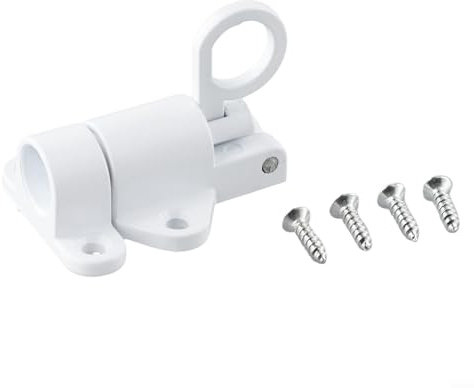 Automatic spring latch (white) Convenient Attic Loft Ceiling Hatch Lock Catch Tool For Home Access