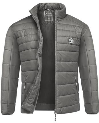 Amaci&Sons Herren Steppjacke Outdoor Basic Patch Jacke 9103