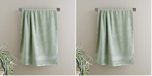Catherine Lansfield, Sage, Hand Towel, 85.00 x 50.00 cms (Pack of 2)