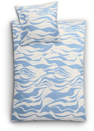 Bettwäsche Satin, Onda Mare, 1-135x200 /1-80x 80