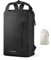 LYNDBERGEN Herren & Damen Rucksack klein - Ely - 11L | Daypack Rucksack Damen elegant mit 14 Zoll Laptopfach | Ideal für Arbeit, Uni, Schule und Handgepäck (Deep Black)