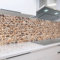 Rodnik Küchenrückwand robuste ABS-Kunststoff Platte Monolith in Deluxe Qualität, Direktdruck. MOTIVAUSWAHL (Festungsmauer, 60x400 cm)