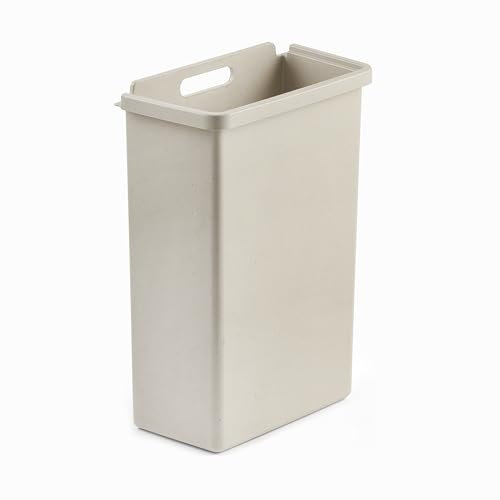 TATAY Cubo para recoger el agua reutilizable dentro de una ducha o una bañera, 8L de Capacidad, Polipropileno, Libre de BPA, Color Beige, Medidas 35 x 21 x 11,5 cm.