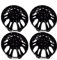 Radkappe 4Pcs Set 12 13 14 Zoll Auto Fahrzeug Felge Abdeckung Radkappen Auto Radkappen(12inch)