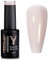 YOKEFELLOW Vernis Semi Permanent Pailleté Rose Laiteux, 10ML Soak Off UV LED Vernis Semi Permanent Paillettes Nude Vernis à Ongles Gel Nail Art Manucure