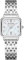 OIDEA Damen Uhren Quadratisch Armbanduhr: Silber Strass Analog Quarz Damenuhr Edelstahl Elegant Muschelschale Uhr Zifferblatt Verstellbar Wasserdicht Geschenk für Frauen Freundin Schwester Mutter