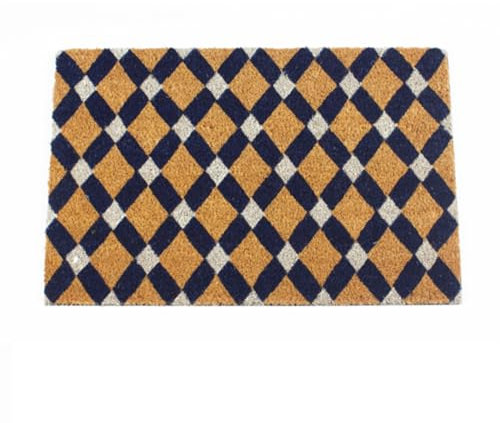 Rugs & More Premium Coir Doormats Outdoor - Robust Coconut Fibre Door Mat for Front or Back Entrance - Multiple Styles for Welcoming Home Decor (40 x 60 cm - Neutral Design)