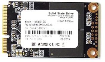 Suoumwa Disque Dur SSD Interne MSATA Solid State Drive Mini SATAIII 6Gbps pour Ordinateur Portable de Bureau 512G