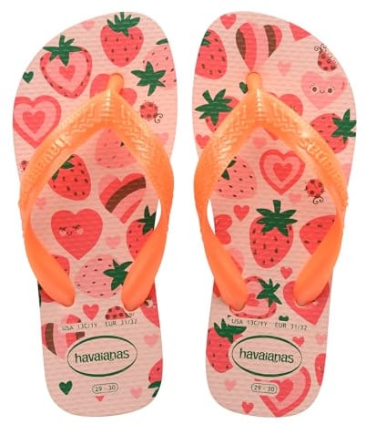 Havaianas Kids Flores Mädchen FlipFlop Pink/Confeti 33 EU