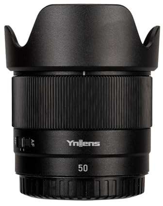 YONGNUO 50mm F1.8 Lens for Sony E-Mount Cameras, APS-C Frame Auto Focus Standard Prime Lens for Sony E Mount Mirrorless Cameras (Black)