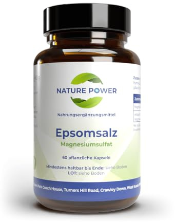 Epsomsalz (Magnesiumsulfat) – Reines Mineralsalz