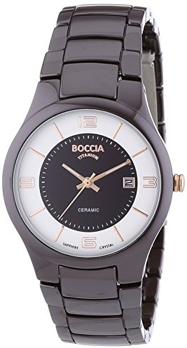 Boccia Damen-Armbanduhr XS Analog Quarz Keramik 3196-06