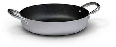 Zwilling Ballarini Italia Srl -Profess Zwilling BLL665D45 Padella Tegame Professionale Antiaderente, 2 Manici, 45 cm, Alluminio