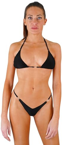 my sexy bikini - String Triangel Bikini Mini - Séduction - Schwarz (Unter: 34/36 | BH: 1)