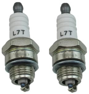STONEDER Lot de 2 bougies L7T pour moteur 2 temps 47 cc 49 cc chinois Pocket Bike Minimoto ATV Quad 4 roues
