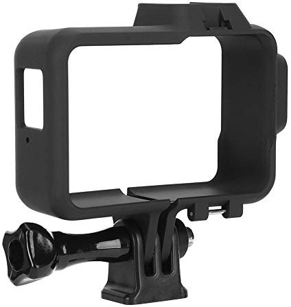 Kamera Schutzgehäuse, Kunststoff Kamera Cold Shoe Port Extension Schutzrahmen für ONE R, Kamera Schutzhülle Cover Case mit Unterseite 1/4 Zoll Adapter