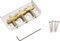 Fender® »CUSTOM CUT-OFF VINTAGE-STYLE TELE® BRIDGE« Pont pour Fender® Telecaster® - Selles de pont compensés en laiton - Finish: Chrome