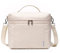 NOL Natural Organic Lifestyle Isolierte Lunchtasche für Damen, Kühltasche, leicht, Nylon, wasserdicht, Lunchbox für die Arbeit (Medium, cremefarben