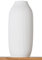 3D Vase Dekovase Stella L 30cm Bodenvase Vase für Pampasgras Trockenblumen Weiß