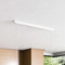 Lightstock SLIM RECTANGLE, rechteckiger Baldachin für Lampe mit 2 Kabelauslässen (L 80 x H 3.0 x B 2.5 cm), WEISS, ideal für Esstisch, inkl. WAGO-Klemmen