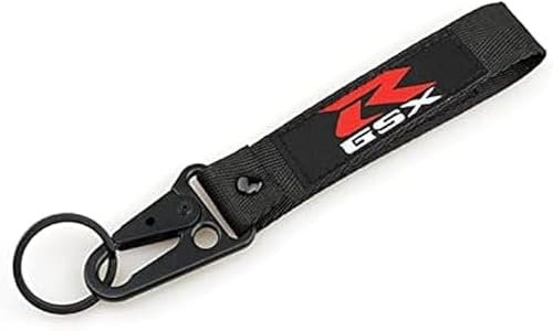 Porte-clés de Moto brodé, pour Suzuki GSXR600 GSXR750 GSXR1000 Gsxr GSX-R 600 750 1000,A Black
