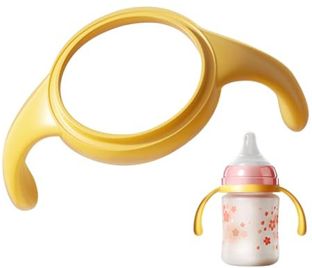Mam Bottle Handles,Handle Grip for Wide Neck Bottles | Baby Silicone Bottle Handles for Glass and Silicone Nursing Bottles Skuda
